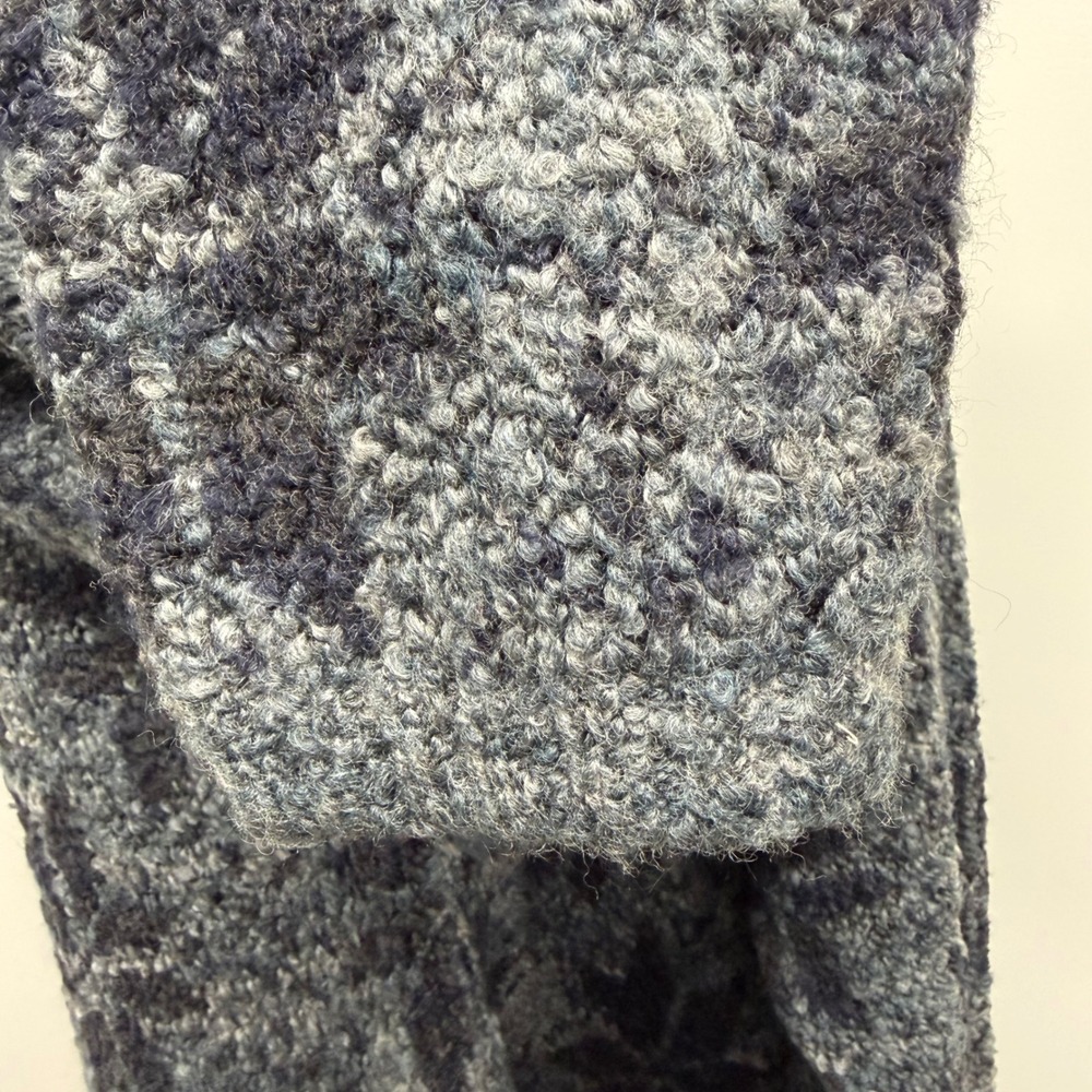 Vintage Newton Trading Co Mens XL Textured Knit Wool Blend Sweater Grandpa Crew - Picture 2 of 7